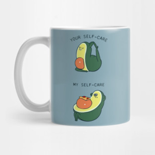 Self Care Avocado Mug