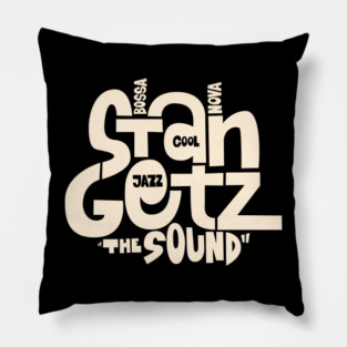 Stan Getz Tribute T-Shirt - Celebrate the Bossa Nova Legend Pillow