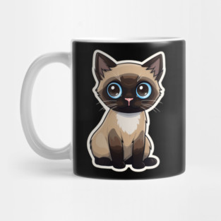 Cute Siamese Cat Lover Funny Siamese Cat Mug