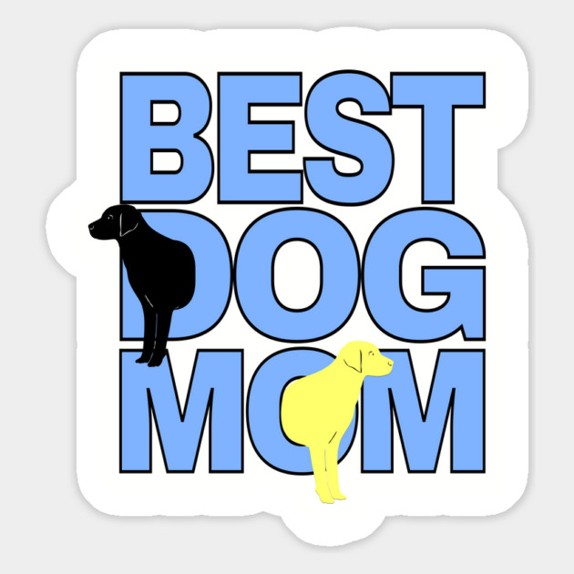 Best Dog Mom Dog Lover Magnet by Yesteeyear