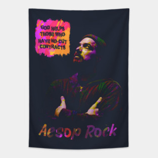 Aesop Rock popart Tapestry
