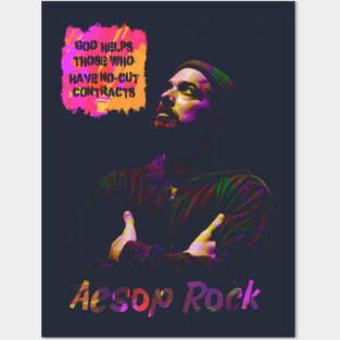Aesop Rock popart Posters and Art