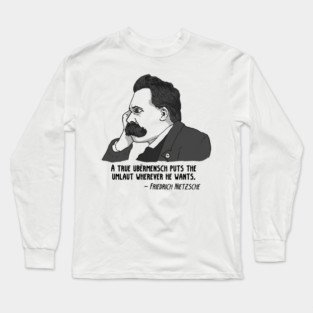 Nietzsche Umlaut Long Sleeve T-Shirt