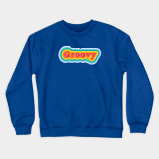 Funkphonic Retro Reverb Groovy Graphic Crewneck Sweatshirt