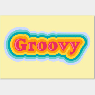 Funkphonic Retro Reverb Groovy Graphic Posters and Art