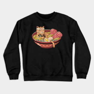 Ramen Cat Meowster Crewneck Sweatshirt