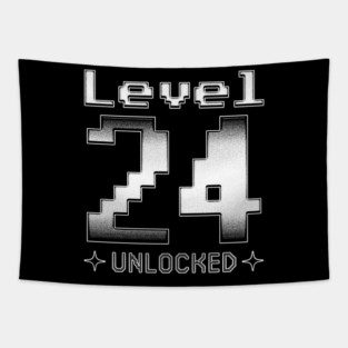Level 24 Unlocked Tapestry