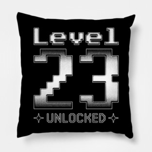 Level 23 Unlocked Pillow