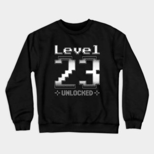Level 23 Unlocked Crewneck Sweatshirt