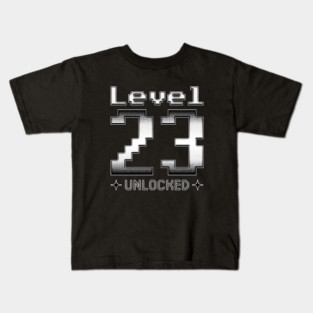 Level 23 Unlocked Kids T-Shirt