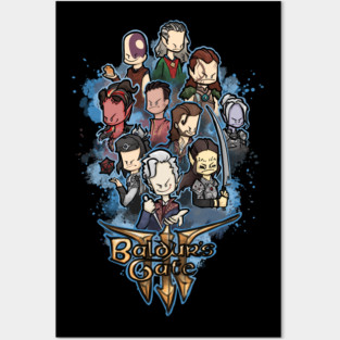 Baldur's gate 3 Full party Posters and Art