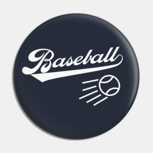 Baseball fan theme Pin