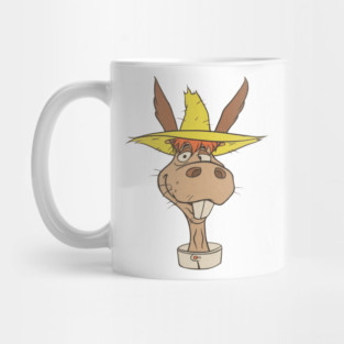 Hee Haw Donkey Vintage Screenprint Country Music Mascot Mug