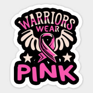 Warriors Wear Pink Sticker