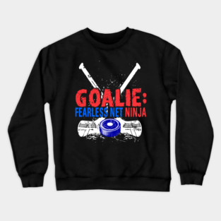 Hockey Goalie Crewneck Sweatshirt