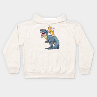 Purr-historic Adventure Kids Hoodie