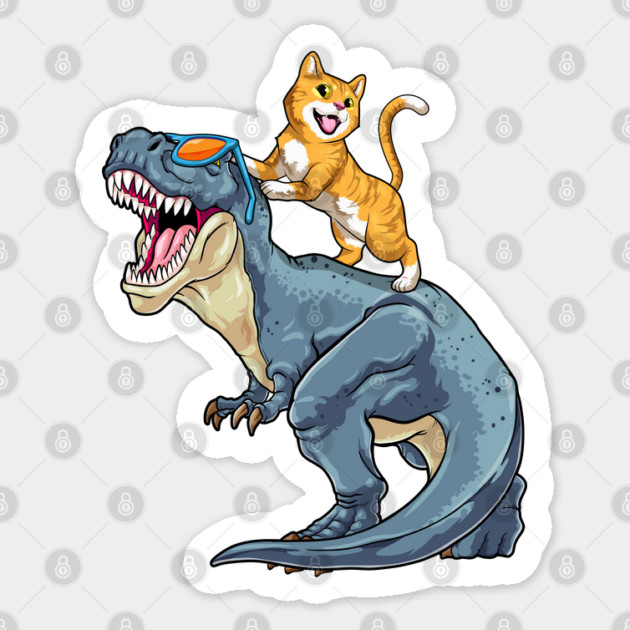 Purr-historic Adventure Sticker by GoshWow®
