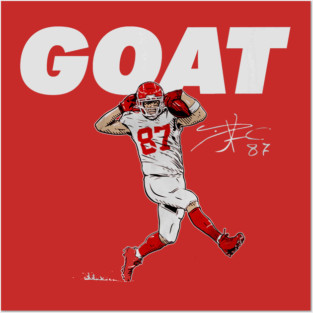 Travis Kelce Goat Posters and Art