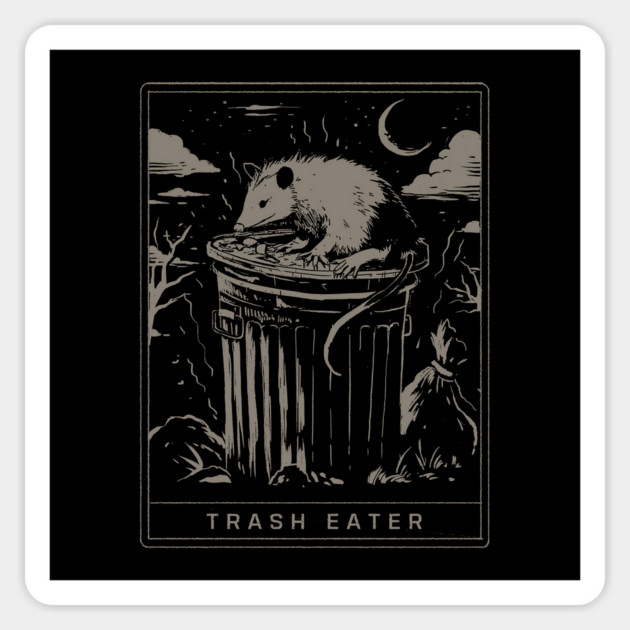 Opossum The Trash Eater Magnet by GoshWow®