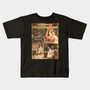 COVER SPORT - SPORT ILLUSTRATED - DWAYNE MCCLAIN CHRIS MULLIN PATRICK EWING Kids T-Shirt
