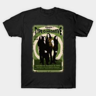 Type O Negative Concert Poster T-Shirt
