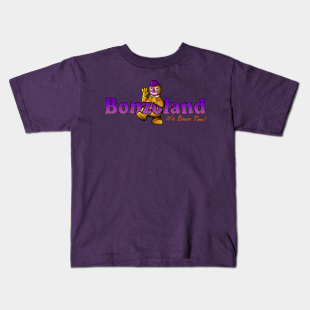 Welcome to Bonzoland! Kids T-Shirt by Rusty Quill