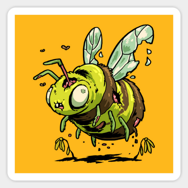 Zombee: When Zombies Buzz Magnet by GoshWow®