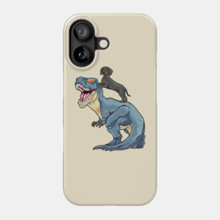 Wiener The T-Rex Rider Phone Case