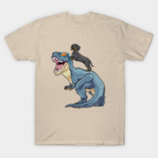 Wiener The T-Rex Rider T-Shirt