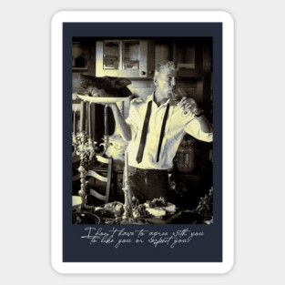 Chef Anthony Bourdain Saying Sticker