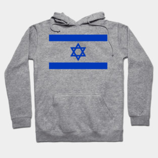Star Israel Flag Hoodie