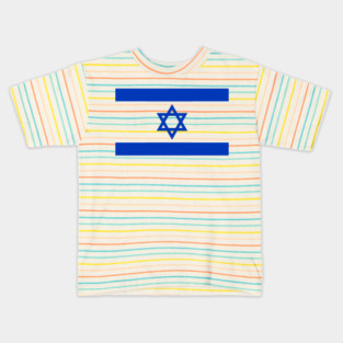 Star Israel Flag Kids T-Shirt