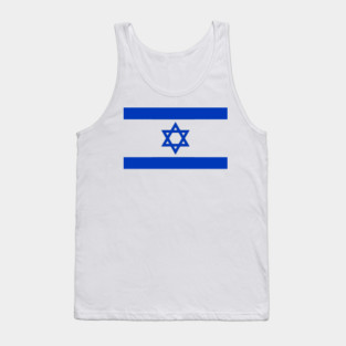 Star Israel Flag Tank Top