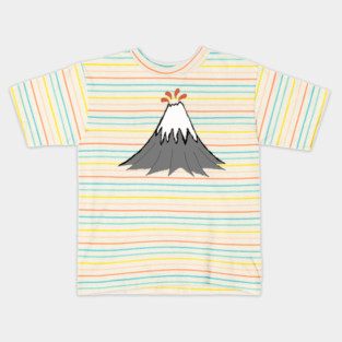 Cute Volcano Kids T-Shirt