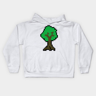 Pixel Tree Kids Hoodie
