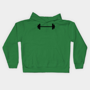 weight lifting Kids Hoodie