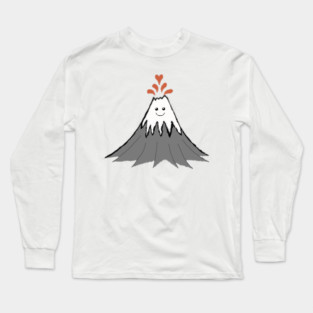 Cute Volcano Long Sleeve T-Shirt