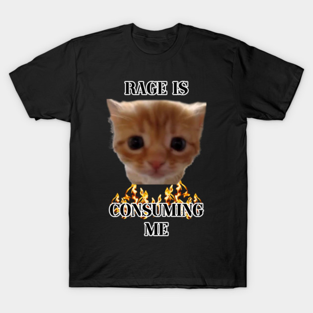 rage is consuming me kitten Rage Is Consuming Me T-Shirt