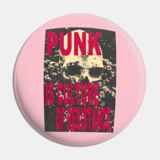 vintage punk is culture of resistance Pin
