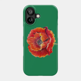 Big Poppy Flower Phone Case