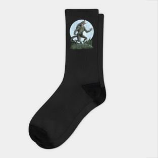 The Howling Werewolf Socks