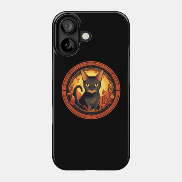 Abyssinian Cat Halloween, Cat Lover Phone Case by logiamerch