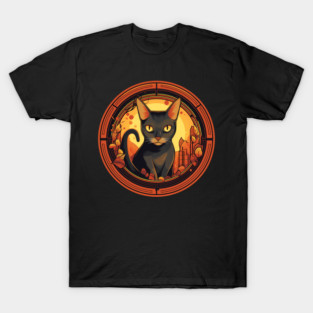 Abyssinian Cat Halloween, Cat Lover T-Shirt