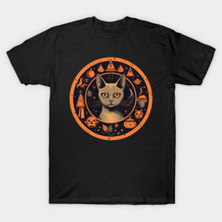 Abyssinian Cat Halloween, Cat Lover T-Shirt