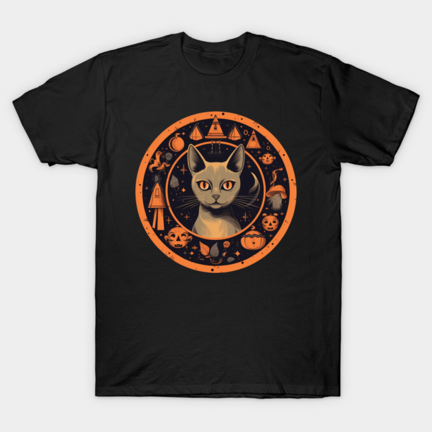 Abyssinian Cat Halloween, Cat Lover T-Shirt by logiamerch