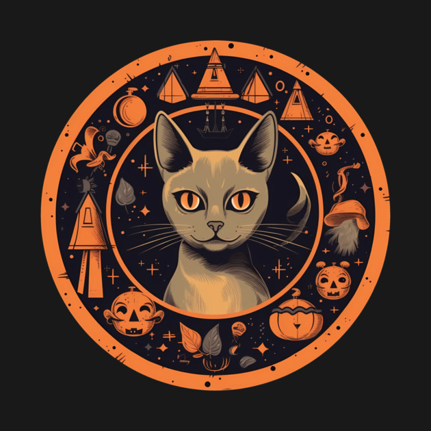 Abyssinian Cat Halloween, Cat Lover by logiamerch