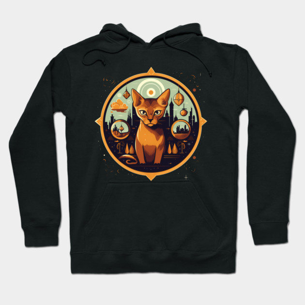 Abyssinian Cat Halloween, Cat Lover Hoodie by logiamerch