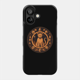 Abyssinian Cat Halloween, Cat Lover Phone Case