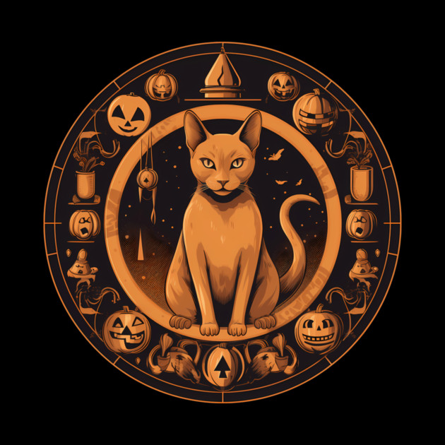 Abyssinian Cat Halloween, Cat Lover by logiamerch