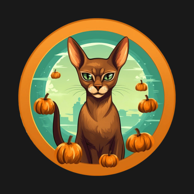Abyssinian Cat Halloween, Cat Lover by logiamerch